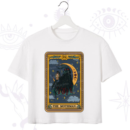 Purplehecate The Mothmen Tarot Crop T-Shirt