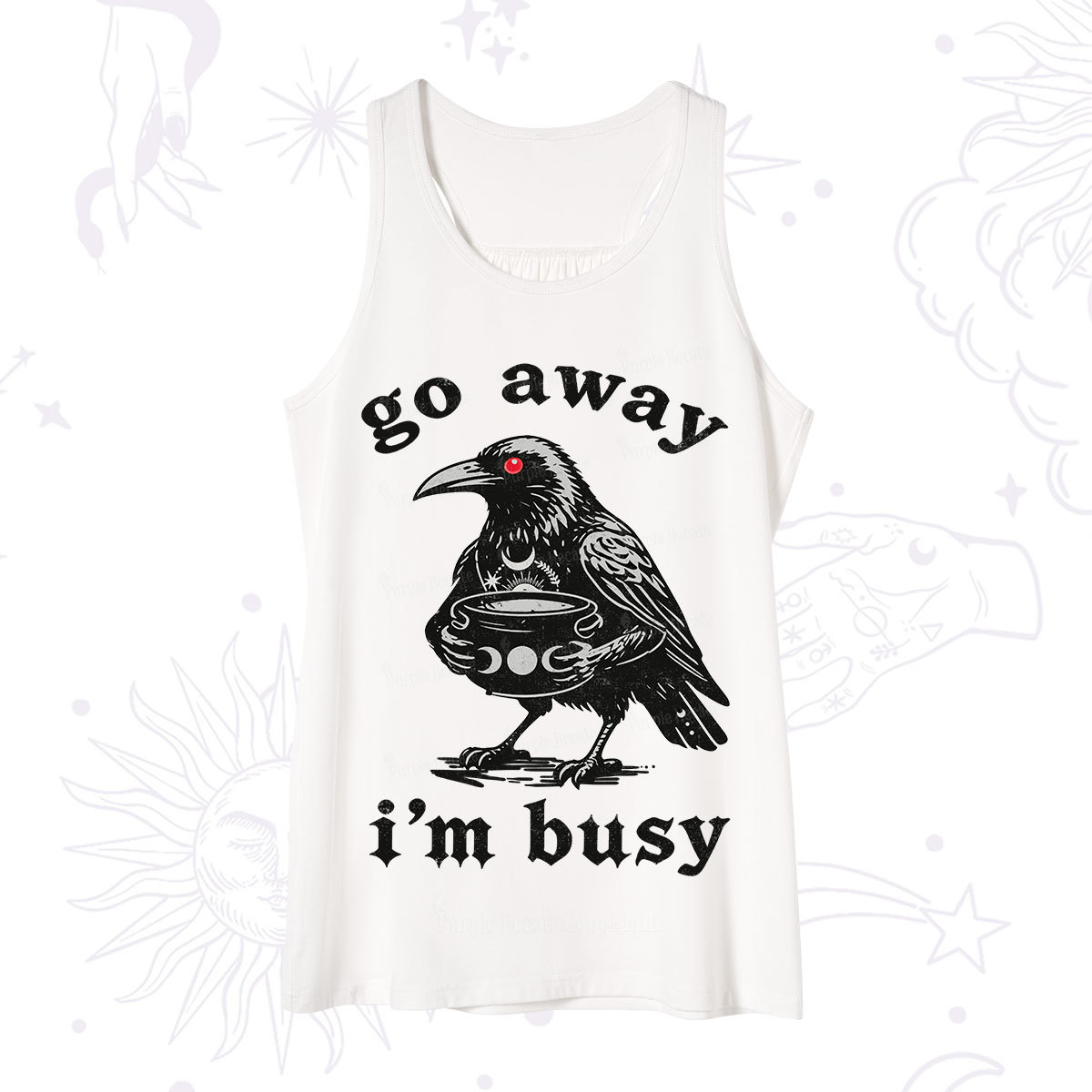 Purplehecate Go Away I'm Busy Tank