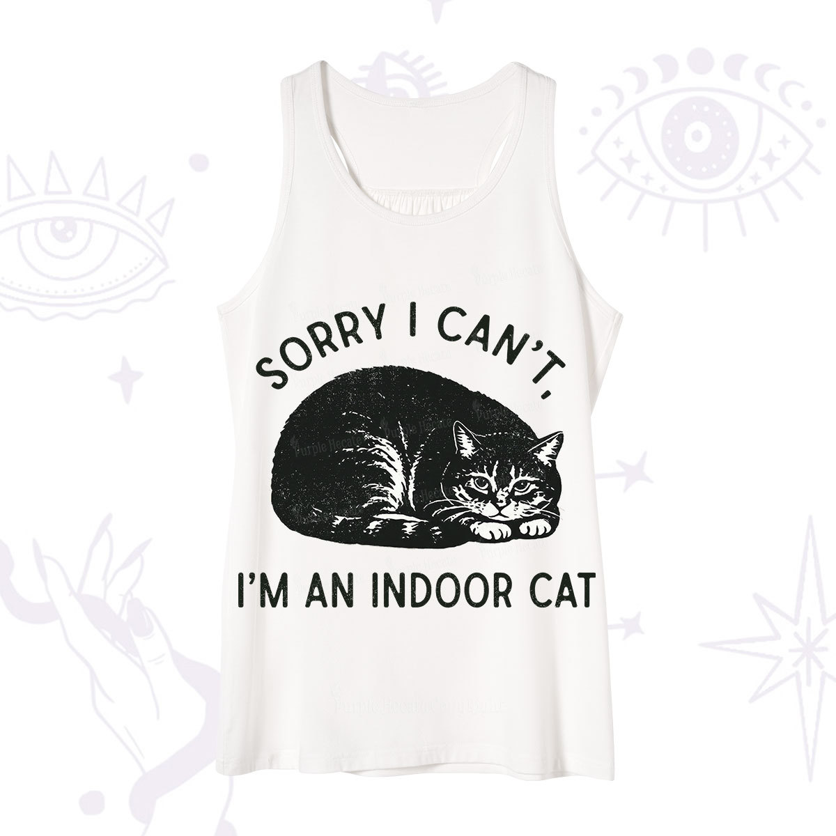 Purplehecate Sorry I Can't I'm an Indoor Cat Tank