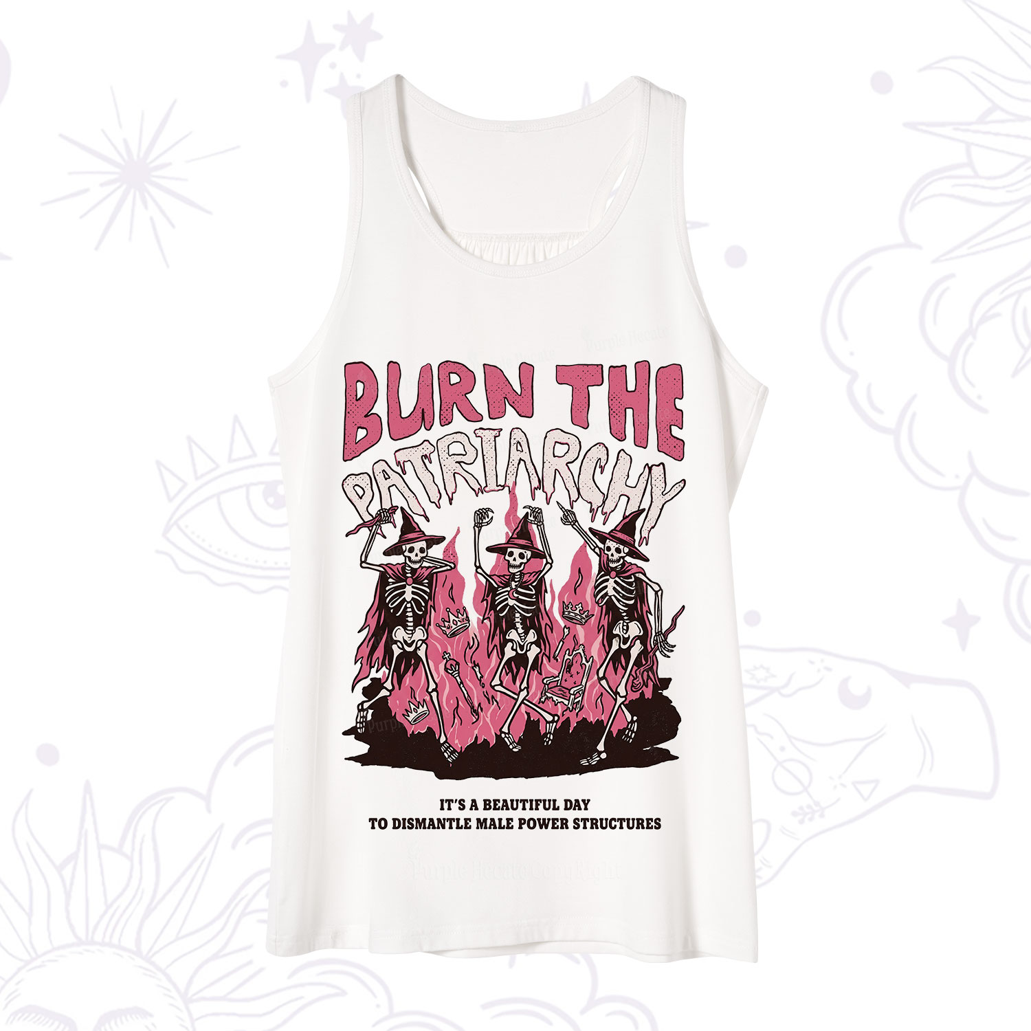 Purplehecate Burn The Patriarchy Tank