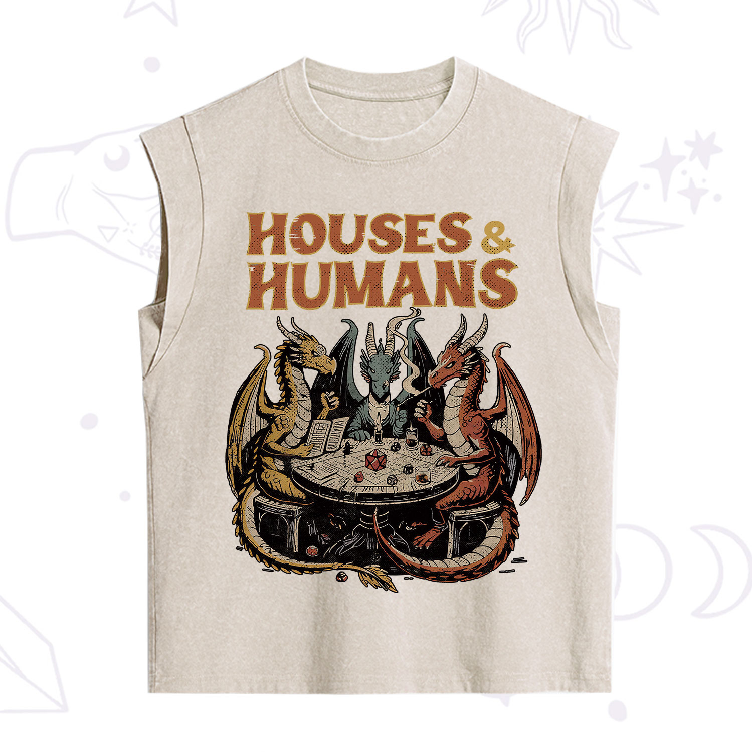Purplehecate Houses And Humans Vintage Washed Tank