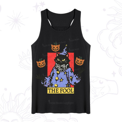 Purplehecate Spooky Fool Black Cat Tank