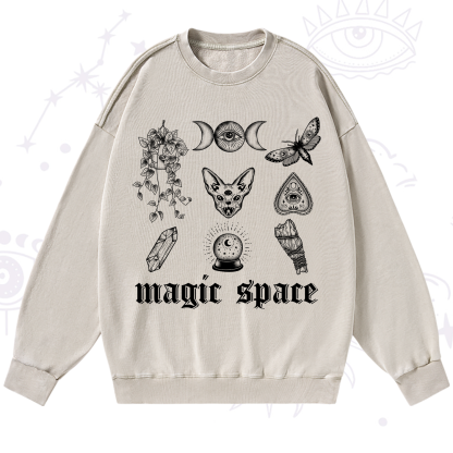 Purplehecate Magic Space Washed Sweatshirt