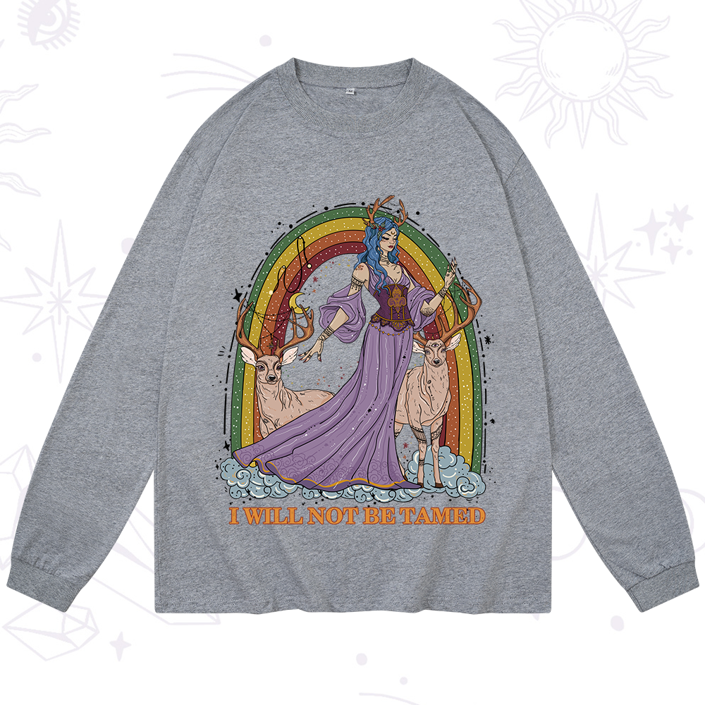 Purplehecate I Will No Be Tamed Long Sleeve T-Shirt