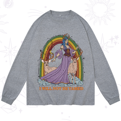 Purplehecate I Will No Be Tamed Long Sleeve T-Shirt