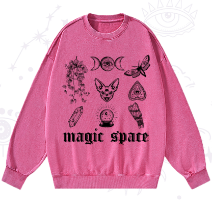 Purplehecate Magic Space Washed Sweatshirt