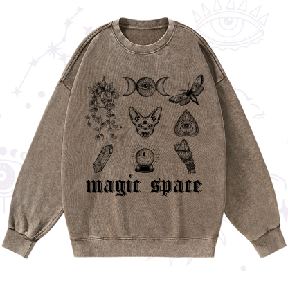 Purplehecate Magic Space Washed Sweatshirt