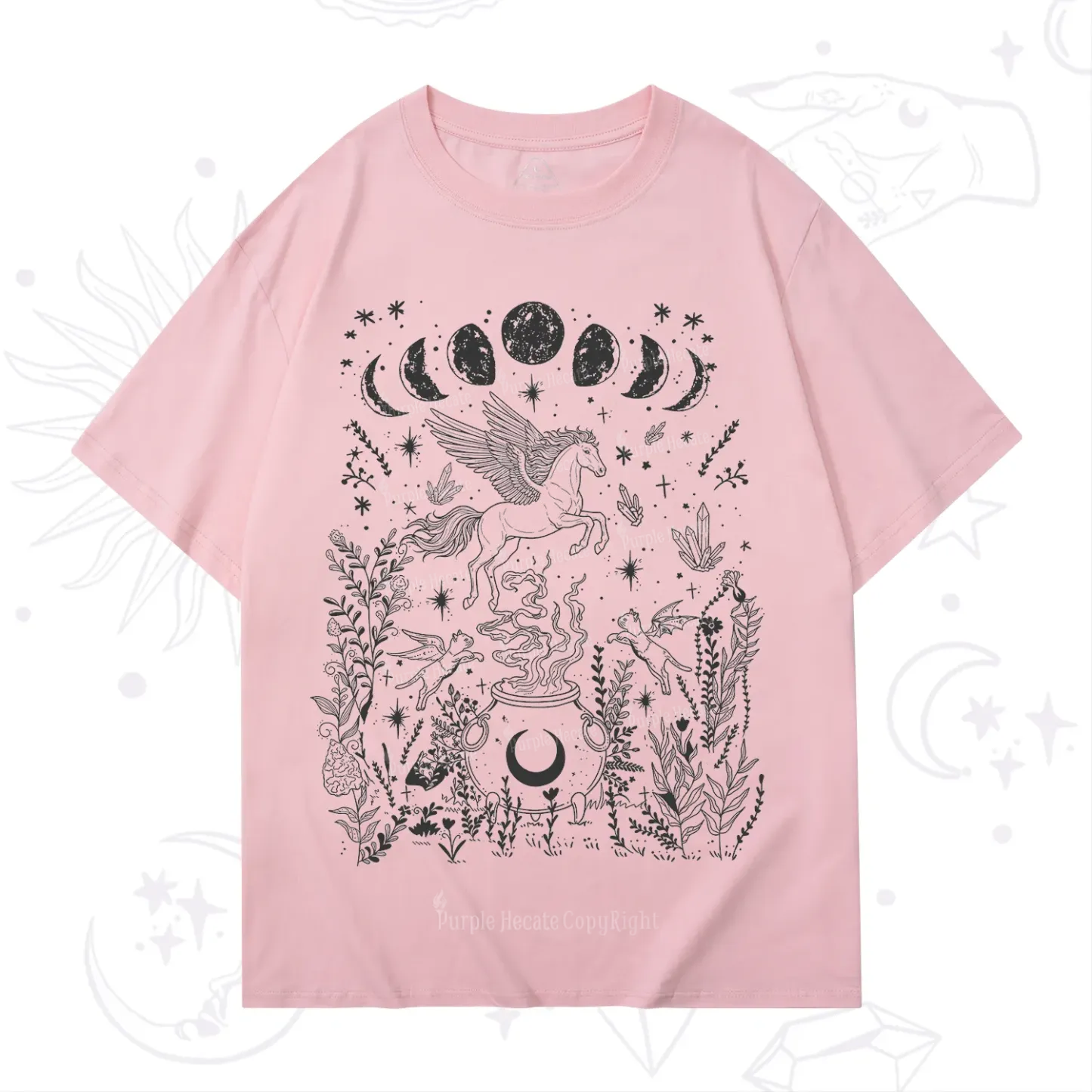 Purplehecate Celestial Pegasus T-Shirt