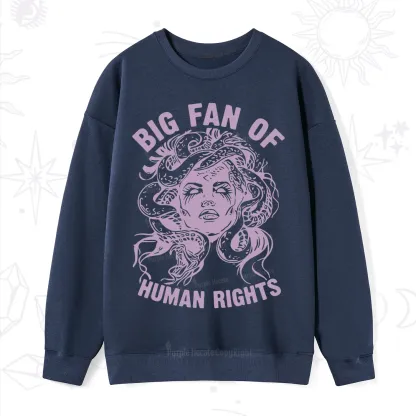 Purplehecate Big Fan of Human Rights Sweatshirt