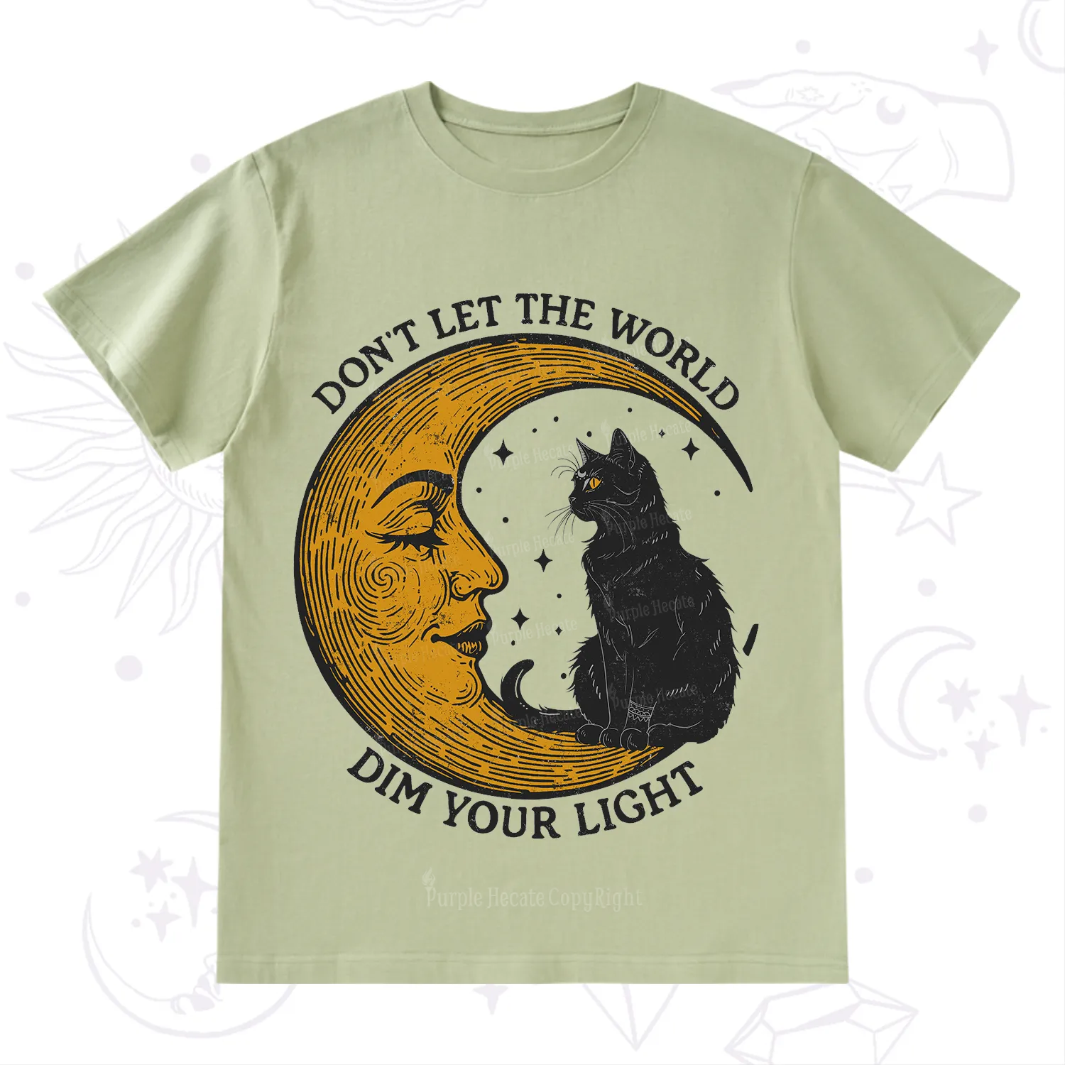 Purplehecate Don't Let The World Dim Your Light T-Shirt