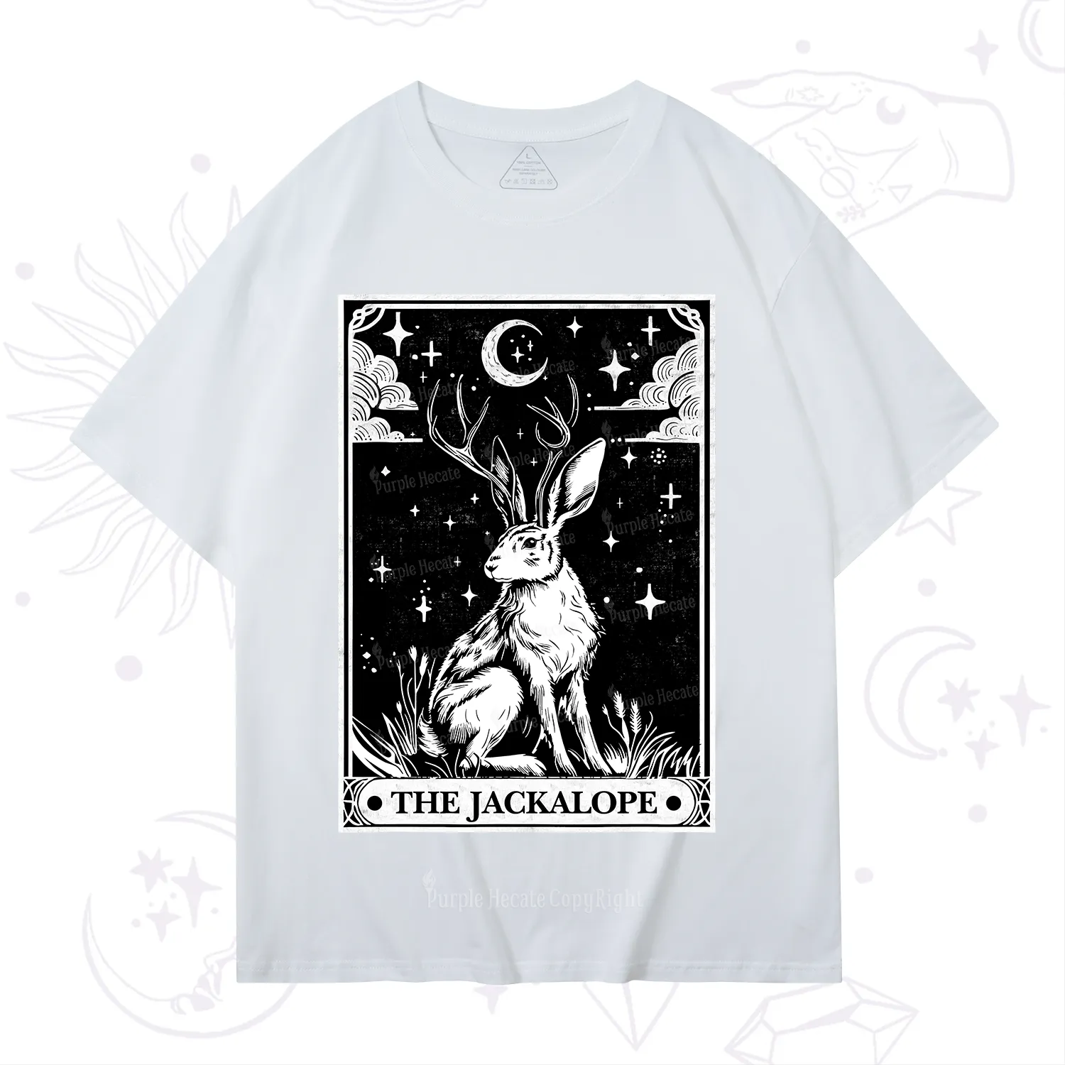 Purplehecate The Jackalope Tarot T-Shirt