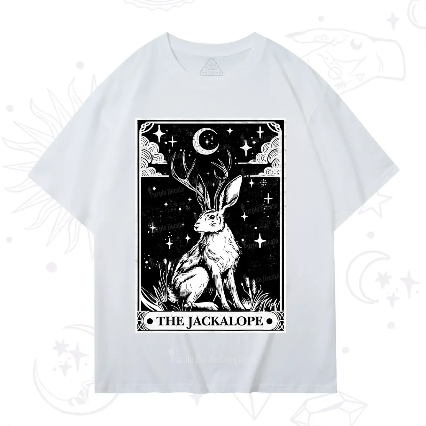 Purplehecate The Jackalope Tarot T-Shirt