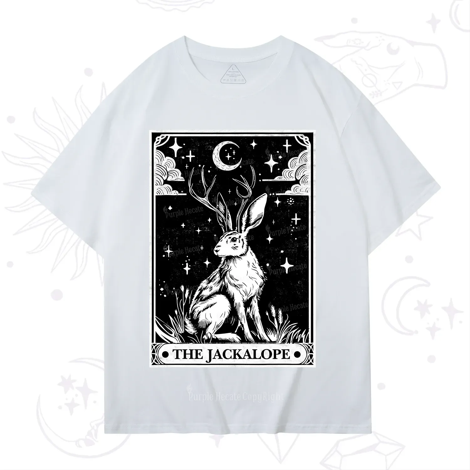 Purplehecate The Jackalope Tarot T-Shirt