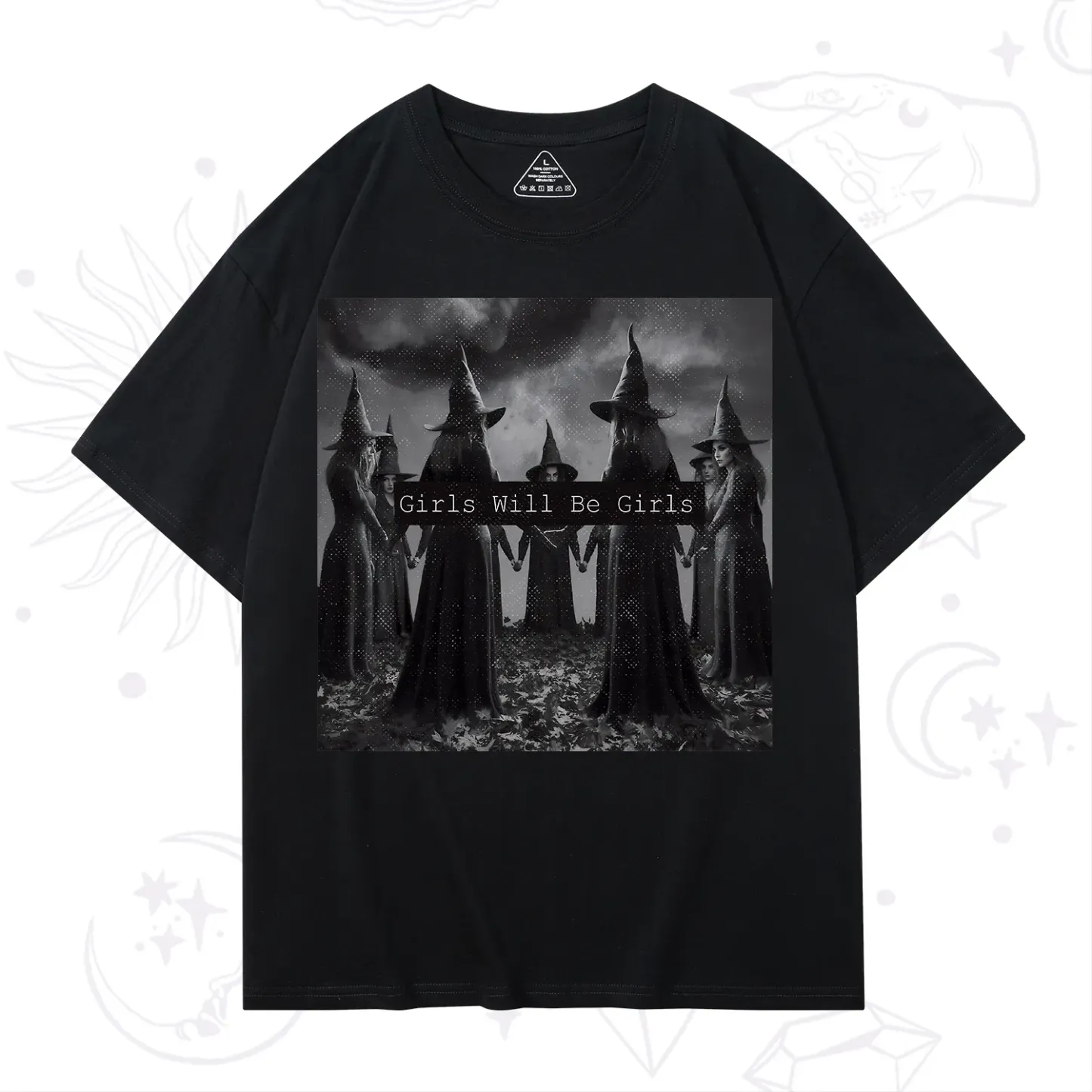 Purplehecate Vintage Girls Will Be Girls Witch T-Shirt