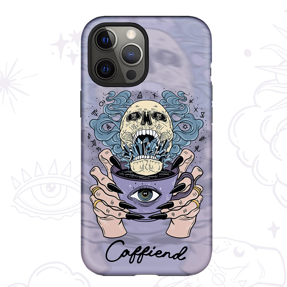 Purplehecate Caffiend Collage Phone Case