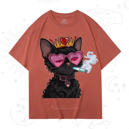 Purplehecate Join the Baddie Era Queen Cat T-Shirt