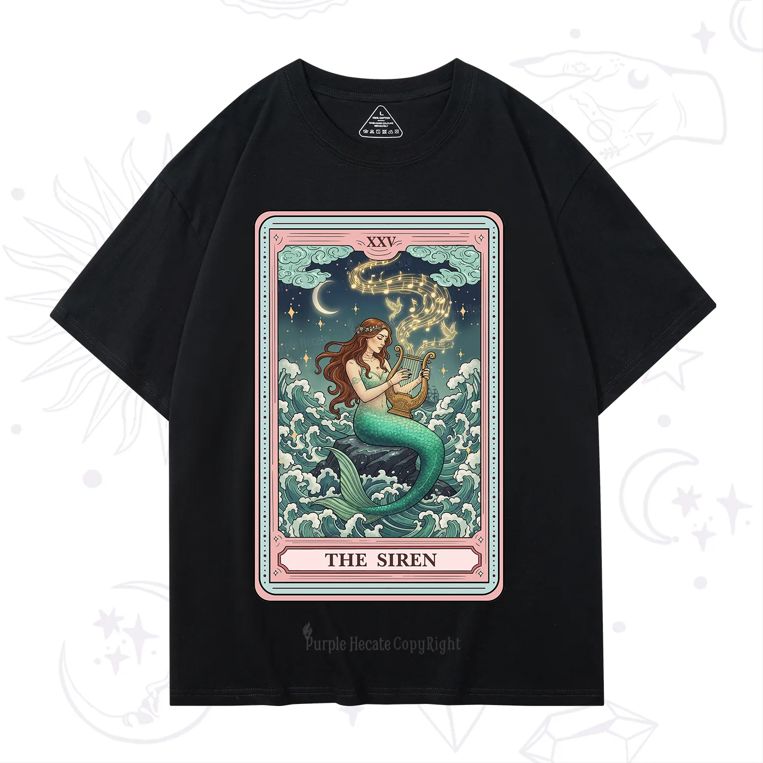 Purplehecate The Siren Tarot T-Shirt