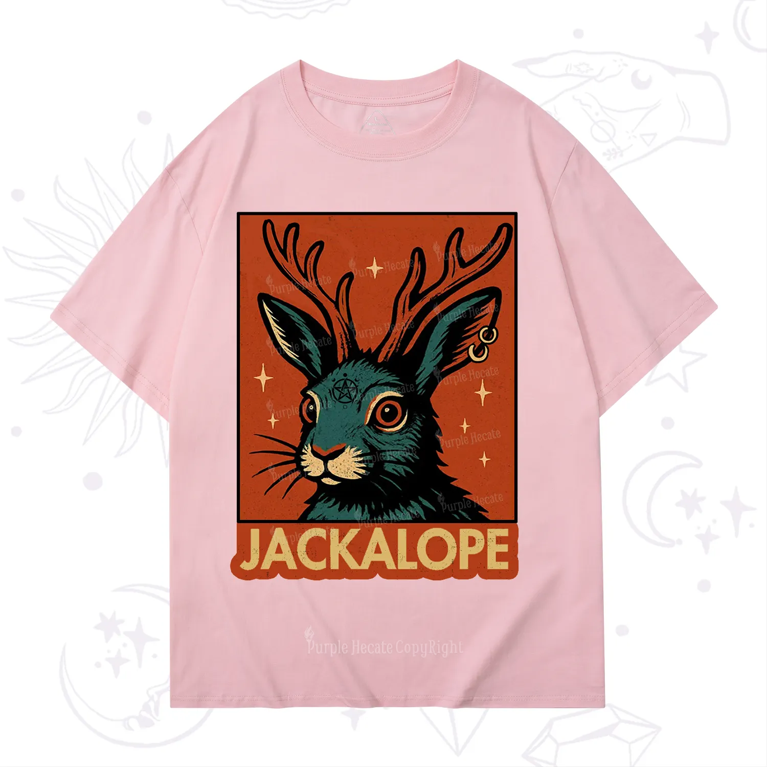 Purplehecate Funny Jackalope T-Shirt