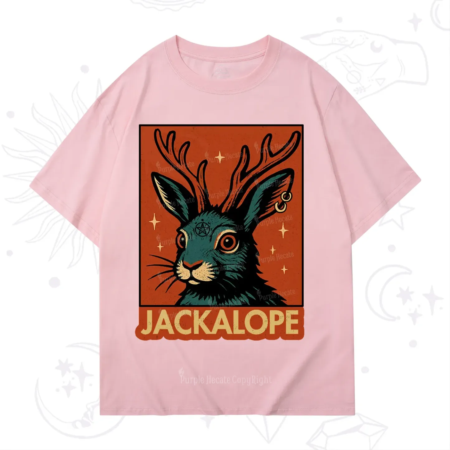 Purplehecate Funny Jackalope T-Shirt