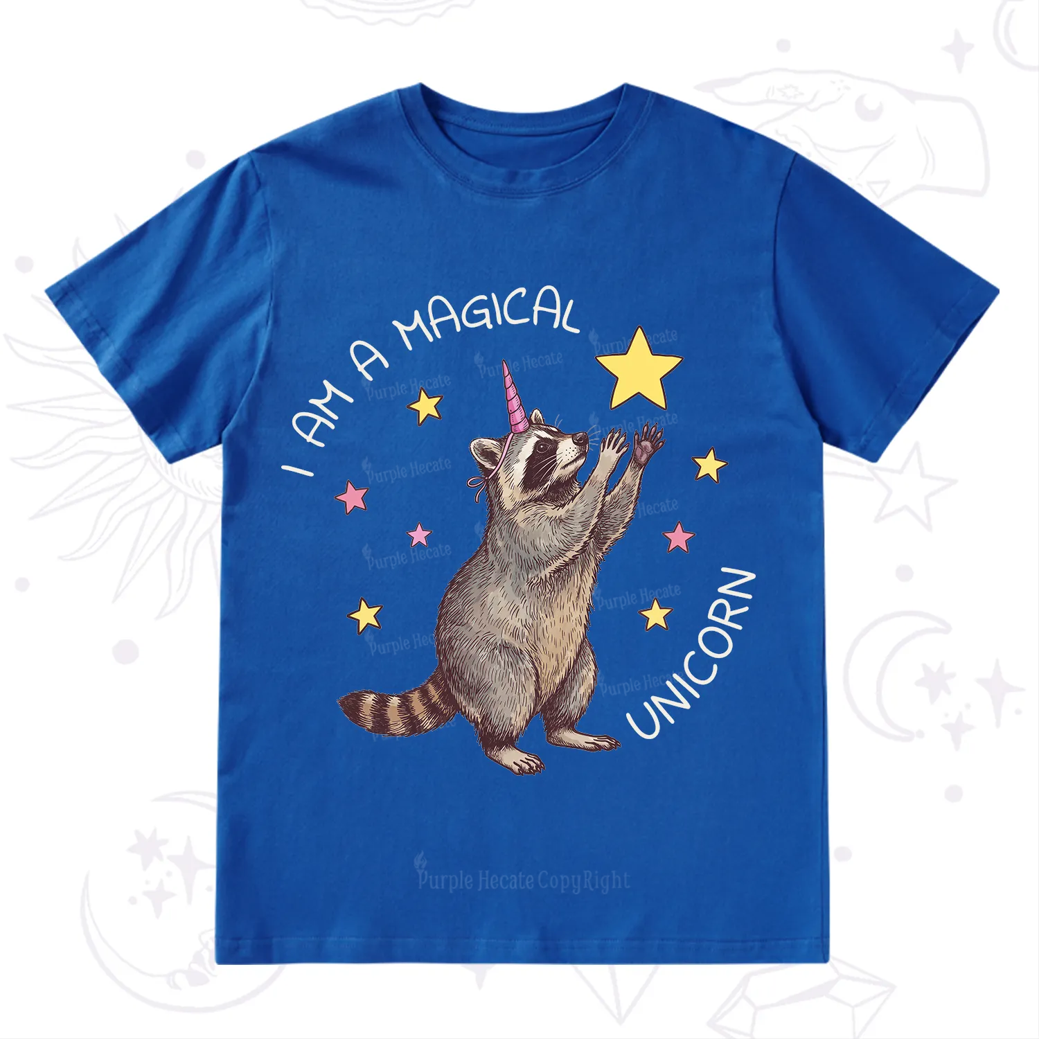 Purplehecate I Am A Magical Unicorn Raccoon T-Shirt