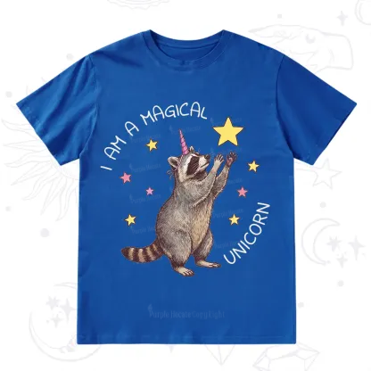 Purplehecate I Am A Magical Unicorn Raccoon T-Shirt