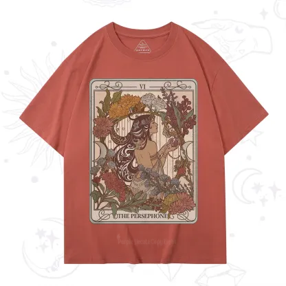 Purplehecate The Persephone Goddess Tarot Card T-Shirt