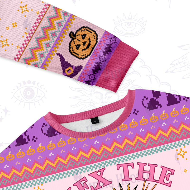 Purplehecate Hex The Patriarchy Witchy Ugly Halloween Sweatshirts