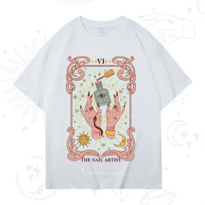 Purplehecate The Nail Artist Tarot T-Shirt
