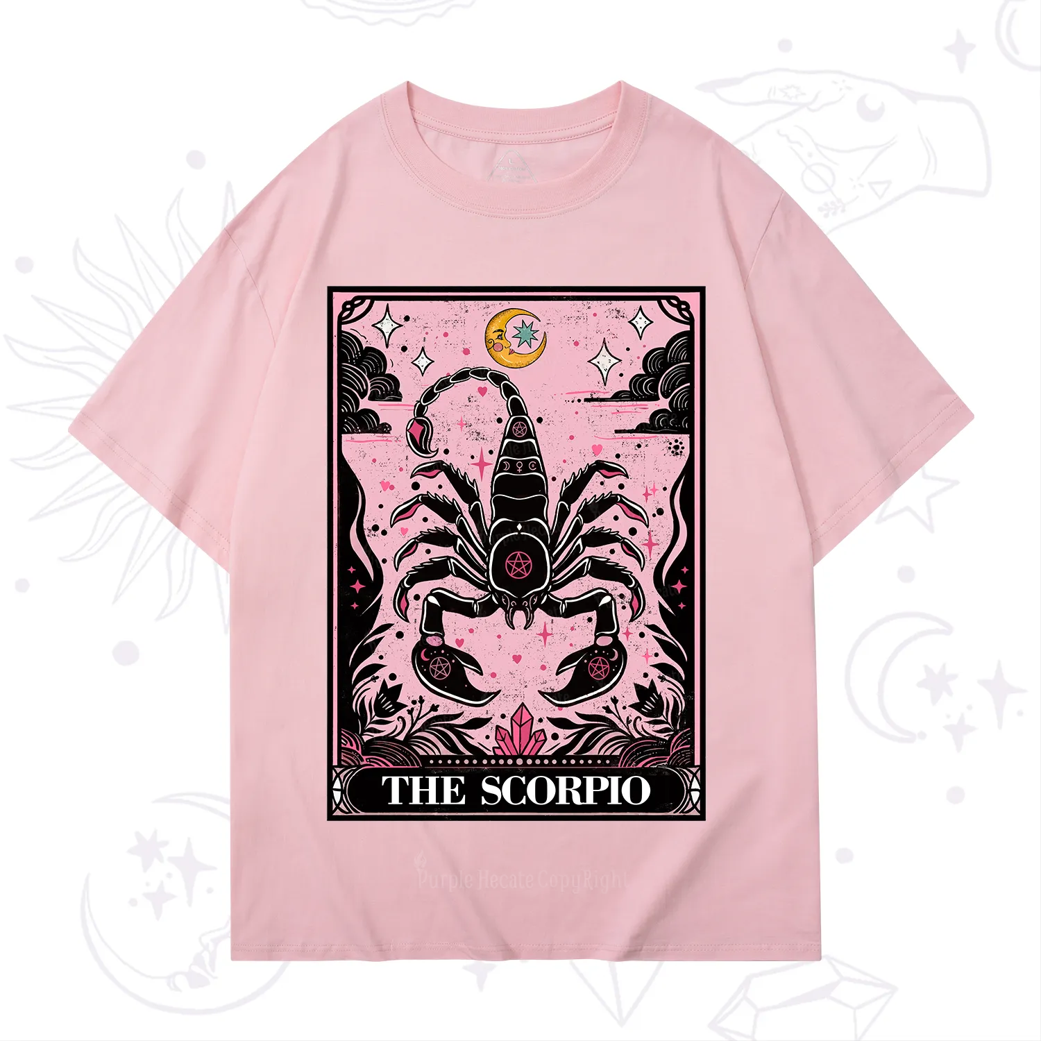 Purplehecate The Scorpio Tarot Zodiac T-Shirt