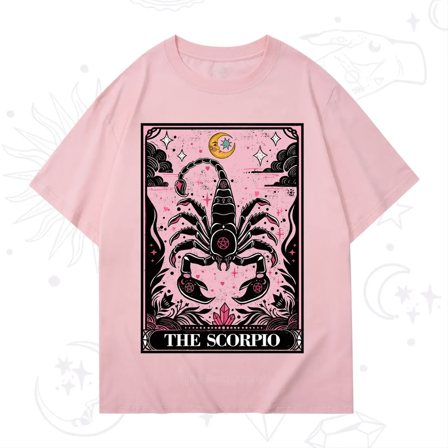Purplehecate The Scorpio Tarot Zodiac T-Shirt