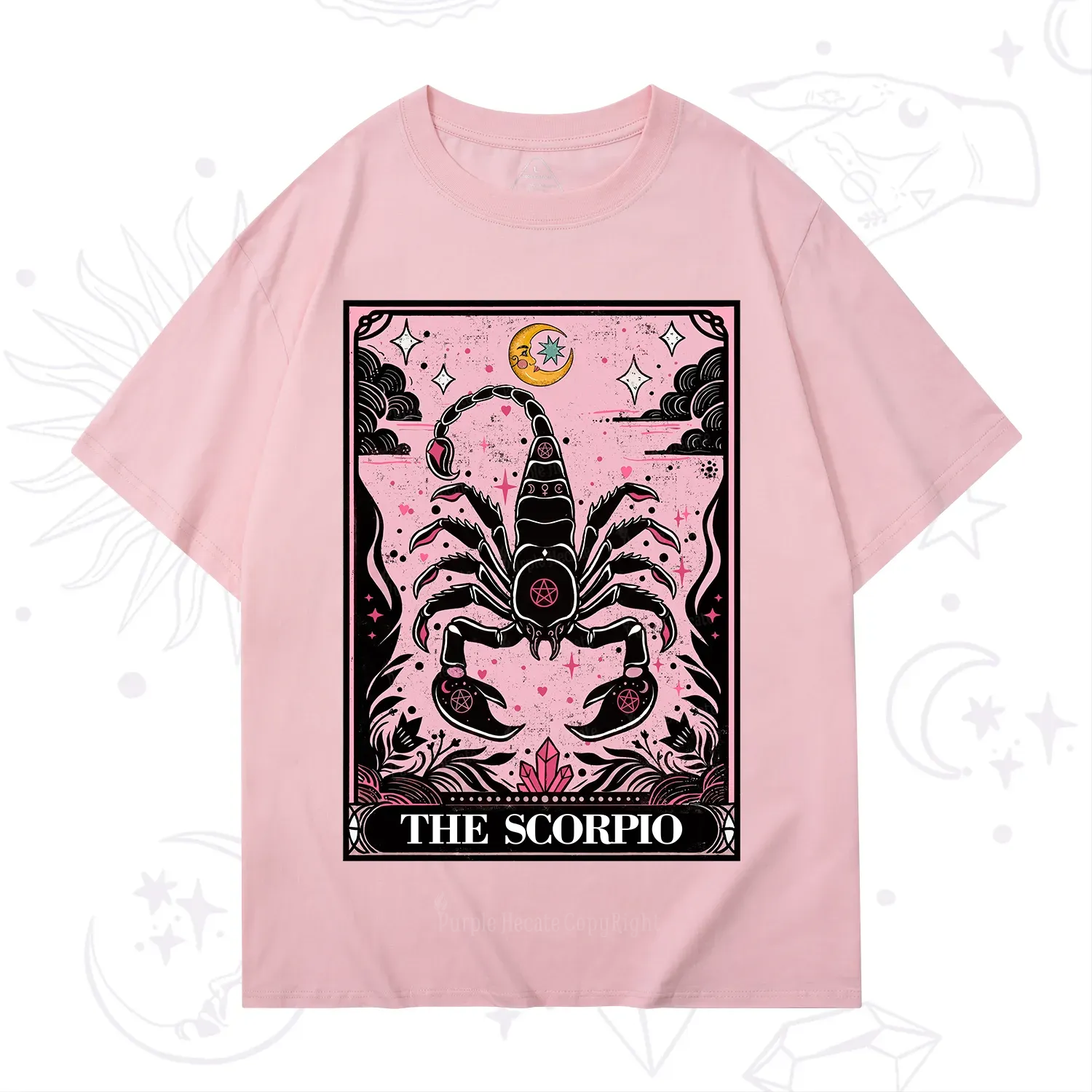 Purplehecate The Scorpio Tarot Zodiac T-Shirt