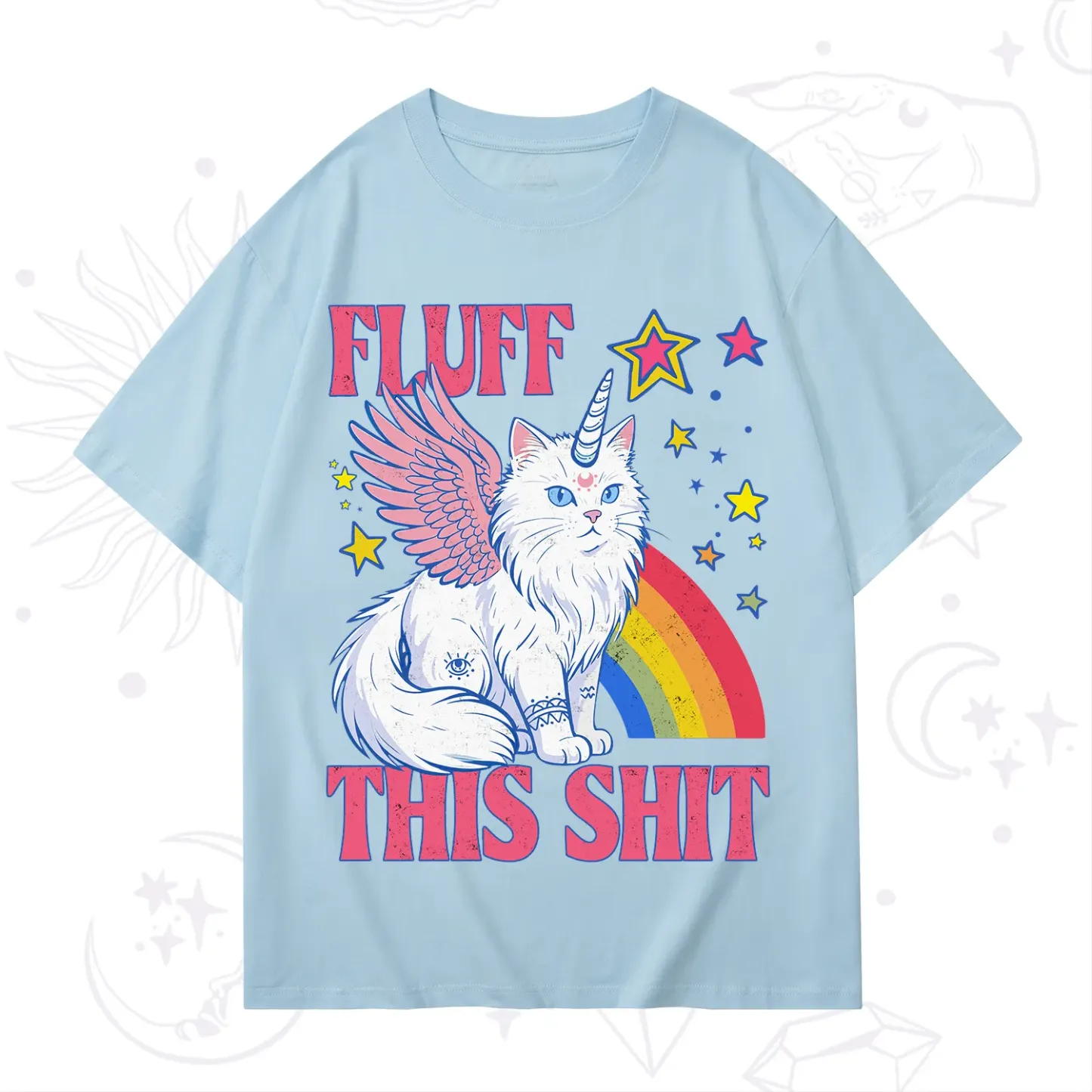 Purplehecate Fluff This Sh*t Cat T-Shirt