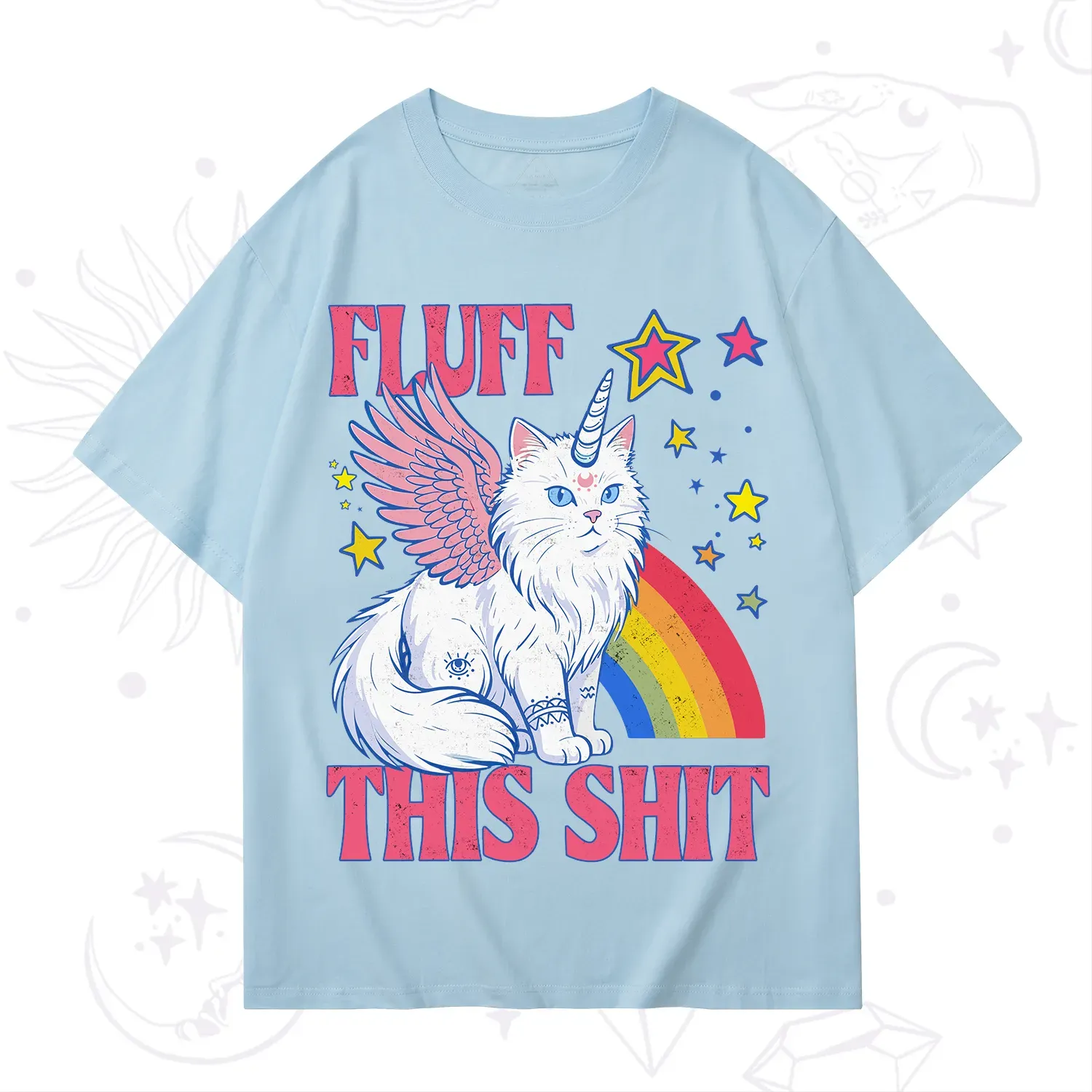 Purplehecate Fluff This Sh*t Cat T-Shirt