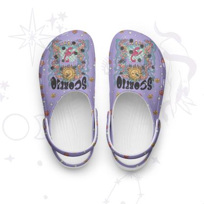 Purplehecate Scorpio Spirit Zodiac Rubber Clogs