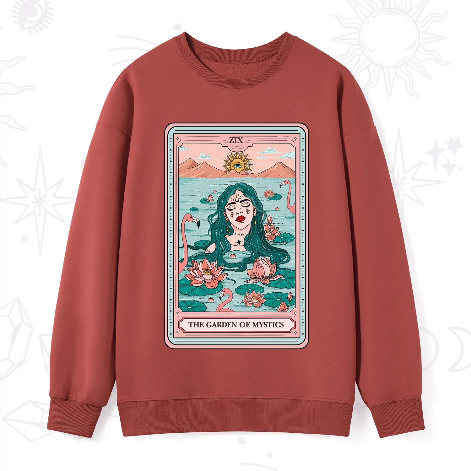 Purplehecate The Garden Of Mystics Tarot Sweatshirt