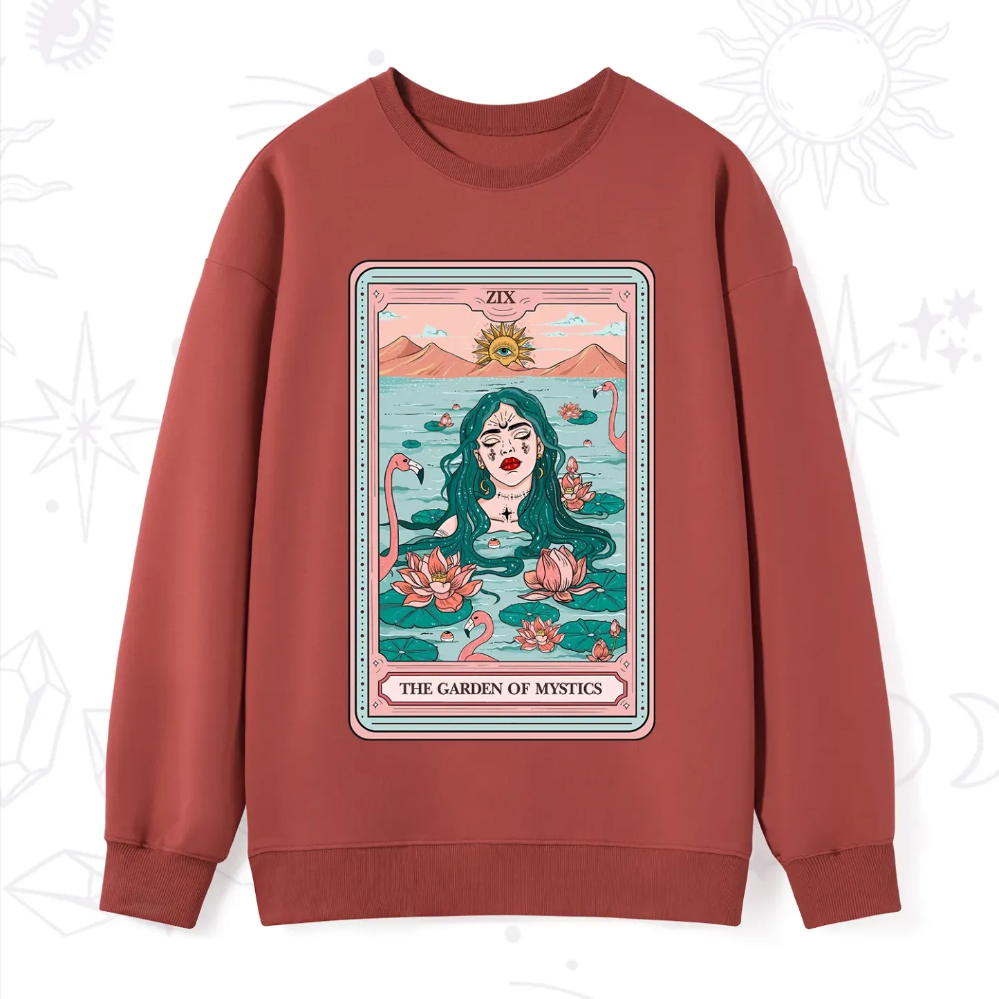 Purplehecate The Garden Of Mystics Tarot Sweatshirt