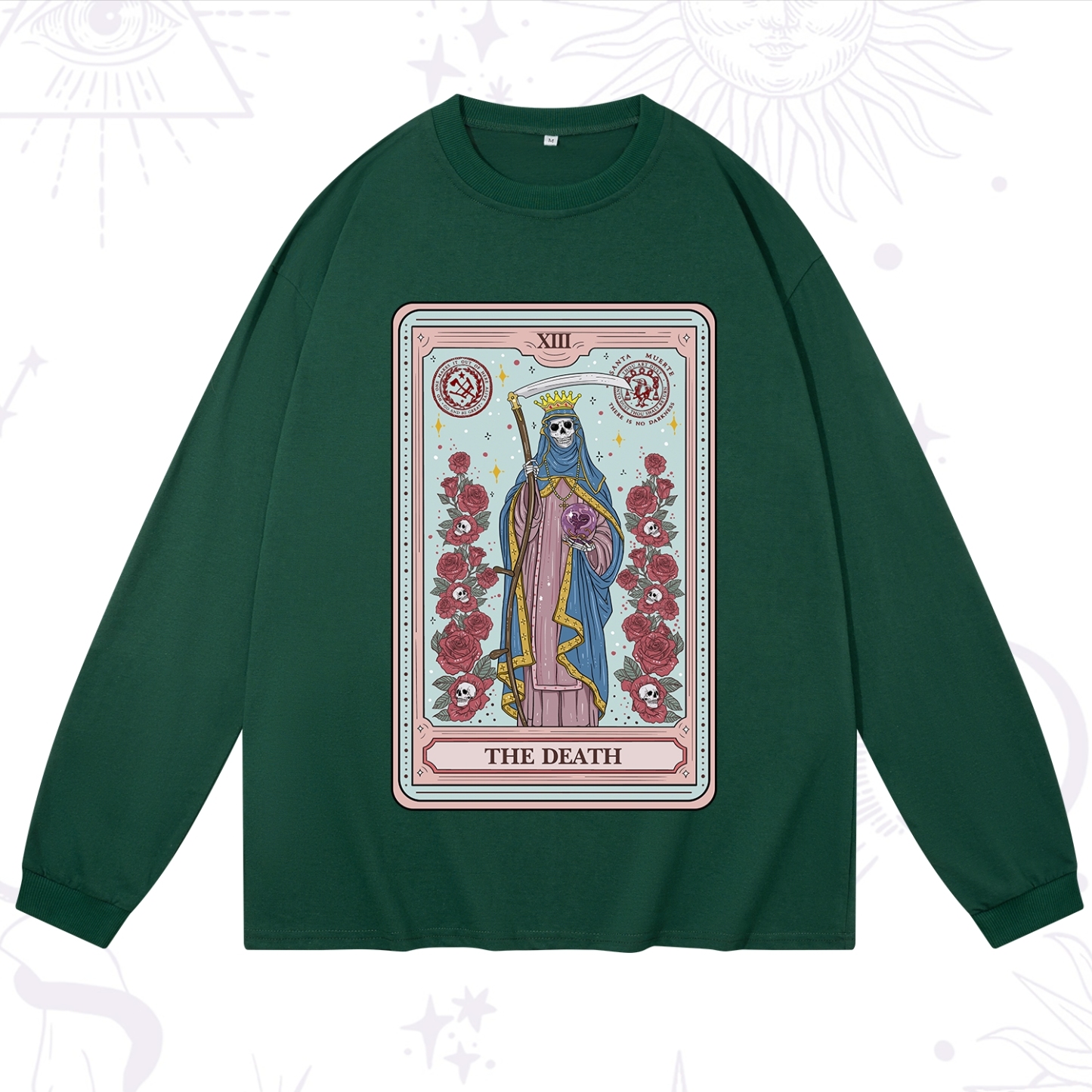 Purplehecate The Death Tarot Long Sleeve T-Shirt