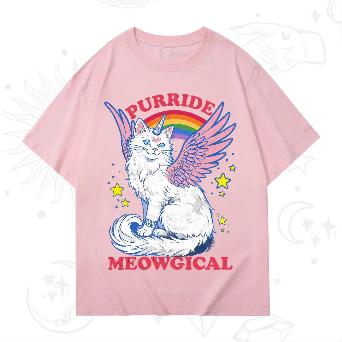 Purplehecate Purride Meowgical T-Shirt