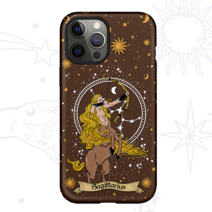 Purplehecate Sagittarius Zodiac Phone Case