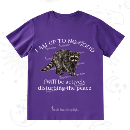 Purplehecate Trash Raccoon Backyard Wildlife T-Shirt