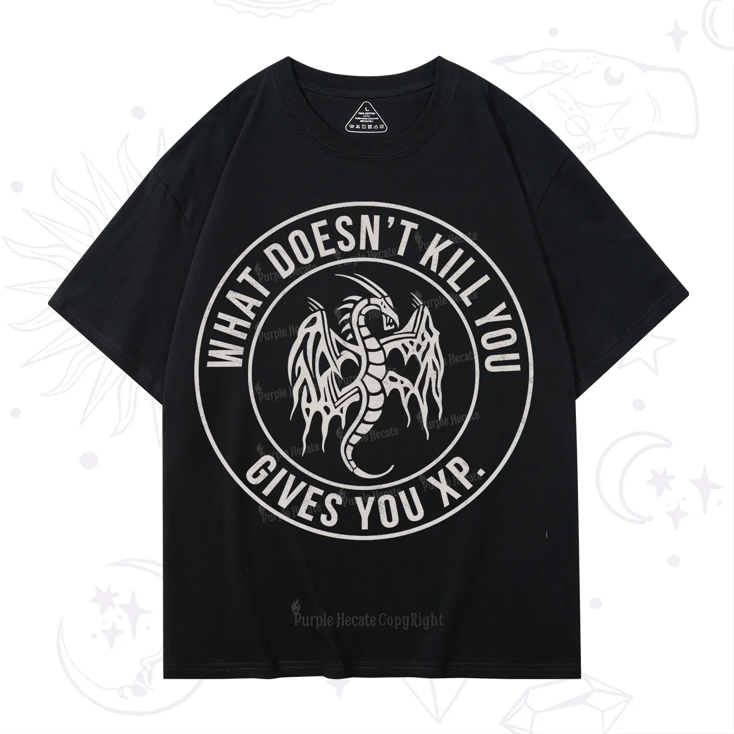Purplehecate What Doesn't Kill You Gives You XP T-Shirt