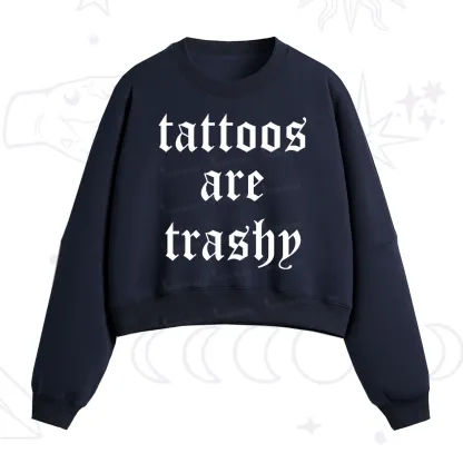 [Copy]Purplehecate Compost Your Enemies Fleece Cropped Sweatshirt