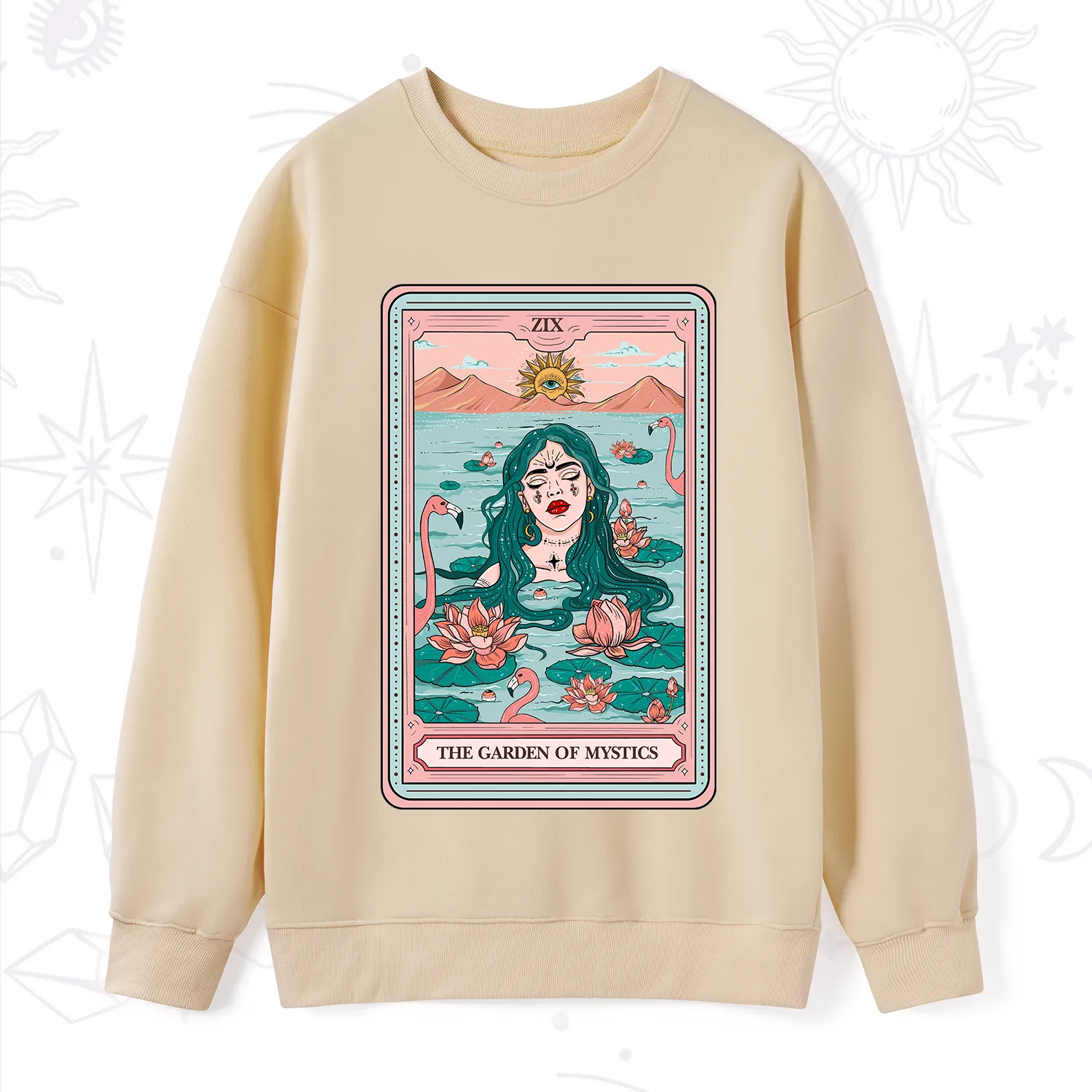 Purplehecate The Garden Of Mystics Tarot Sweatshirt