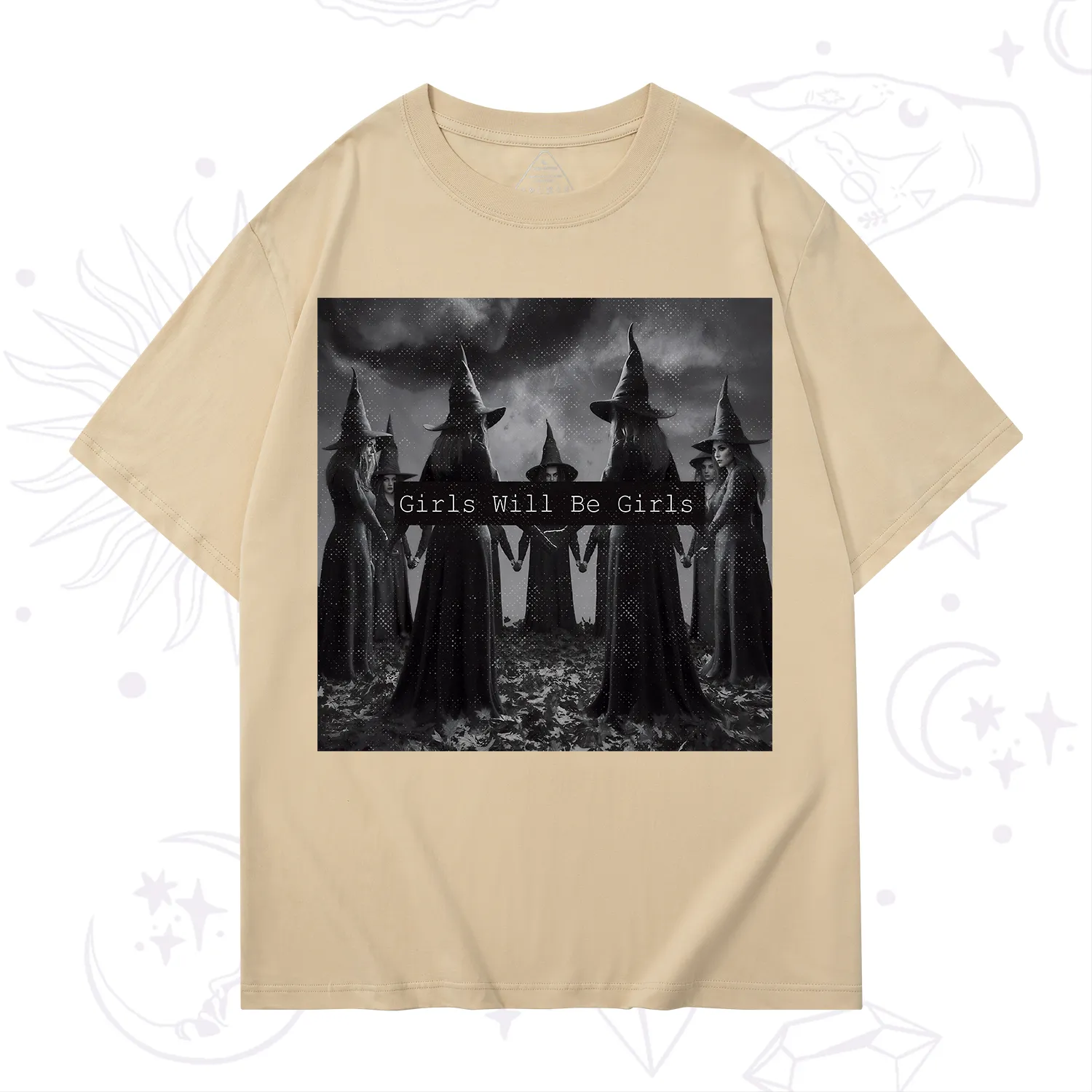Purplehecate Vintage Girls Will Be Girls Witch T-Shirt