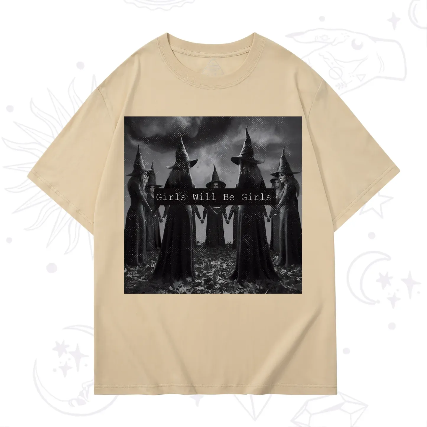 Purplehecate Vintage Girls Will Be Girls Witch T-Shirt