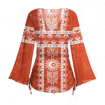 Purplehecate Visionary Sun Mesh Cover Up Dress