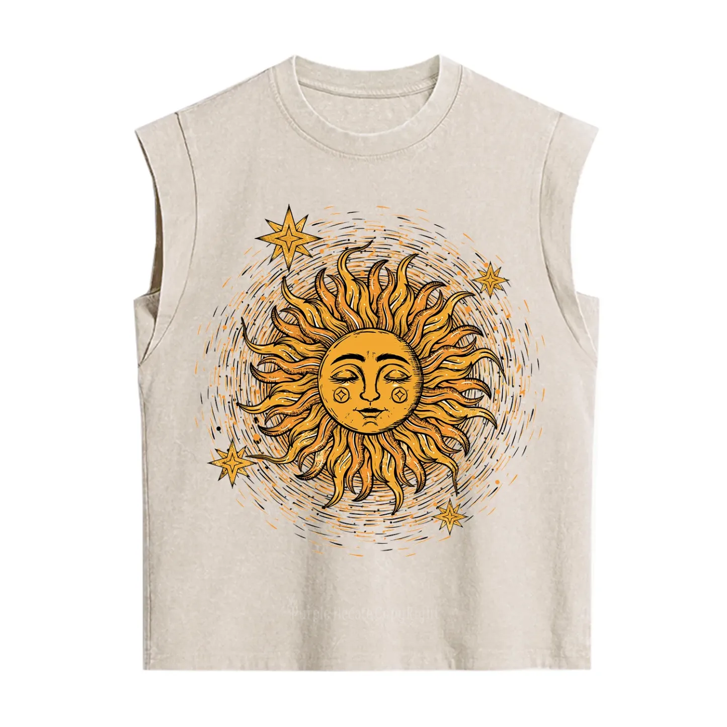 Purplehecate Celestial Sun Vintage Washed Tank