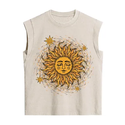 Purplehecate Celestial Sun Vintage Washed Tank