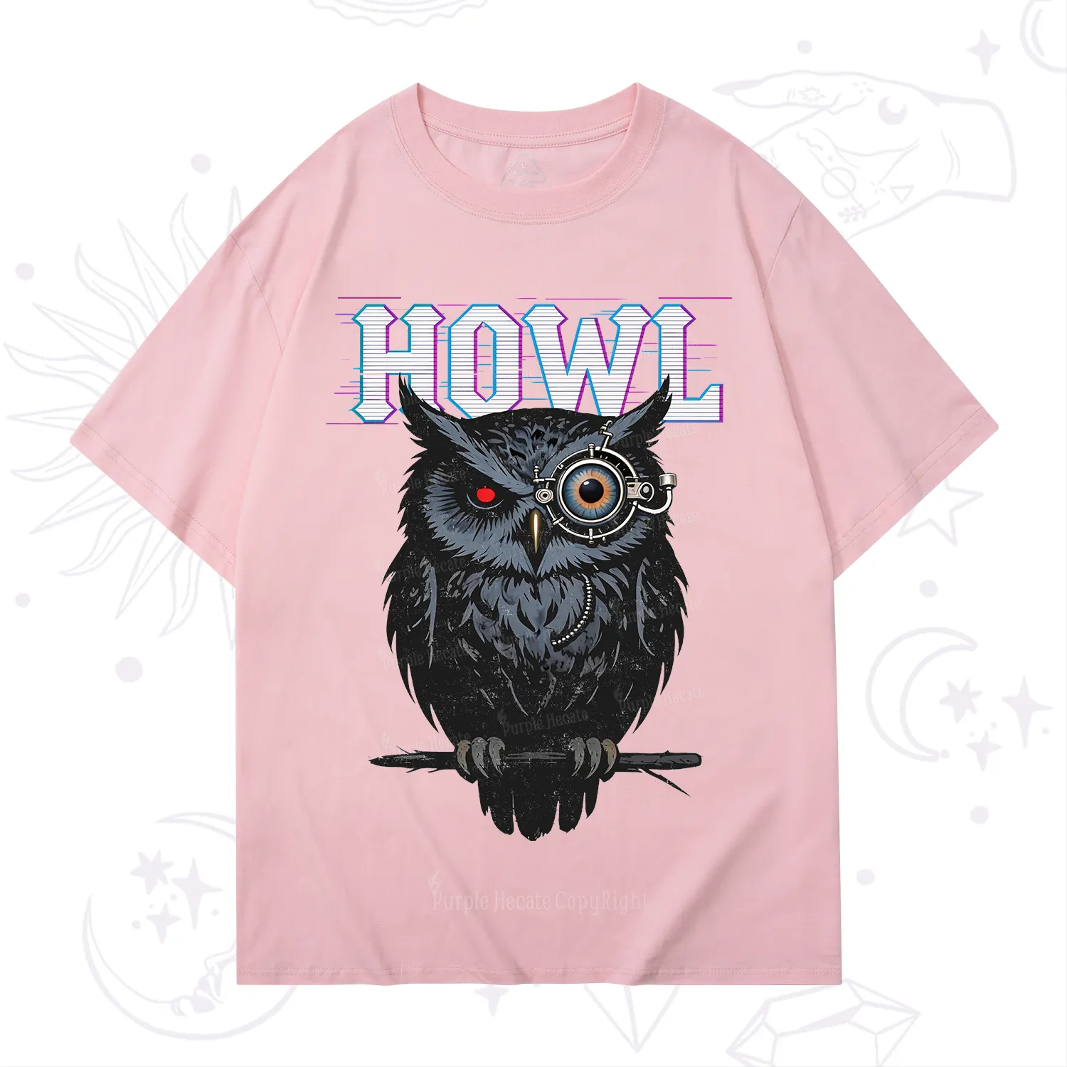 Purplehecate Howl Owl T-Shirt