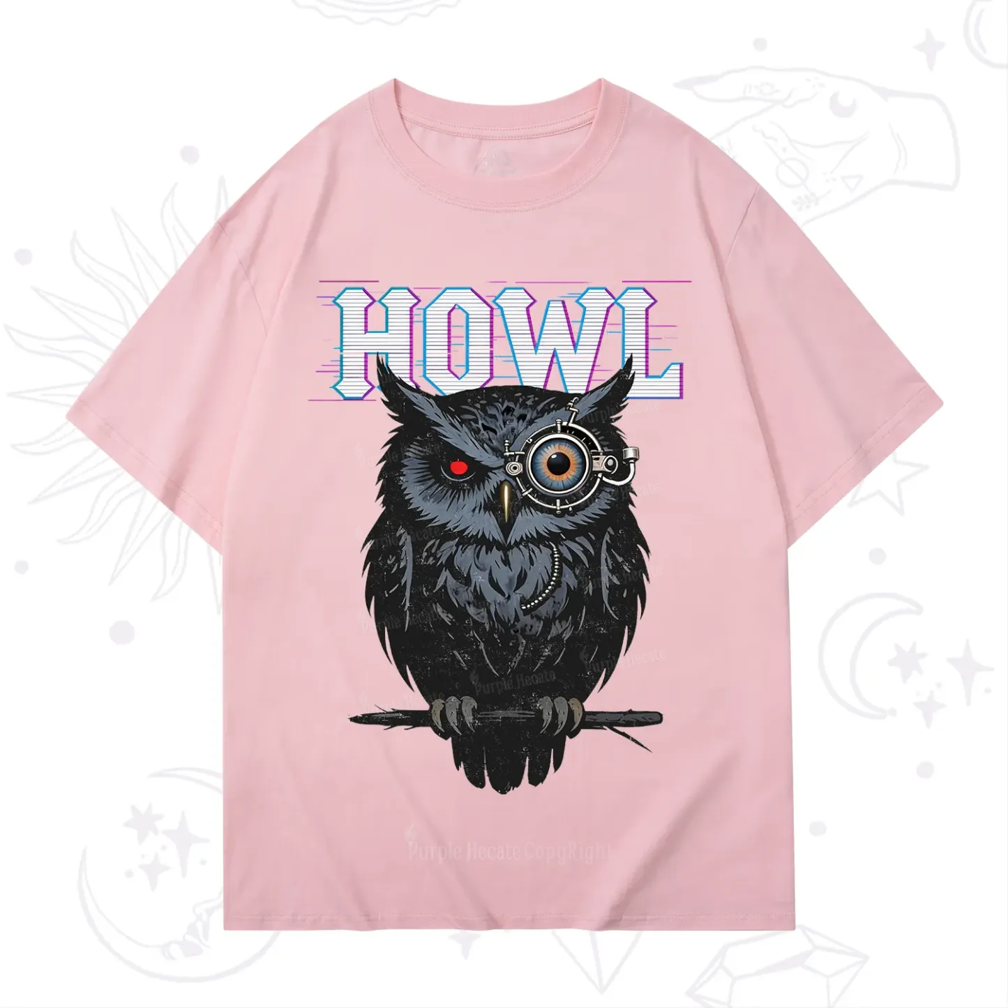 Purplehecate Howl Owl T-Shirt